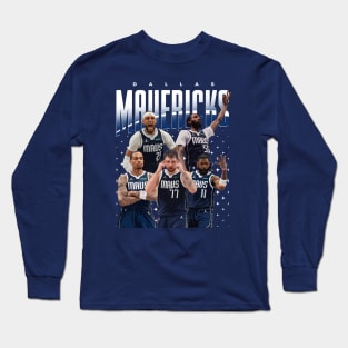 Dallas Mavericks Starting Five Long Sleeve T-Shirt